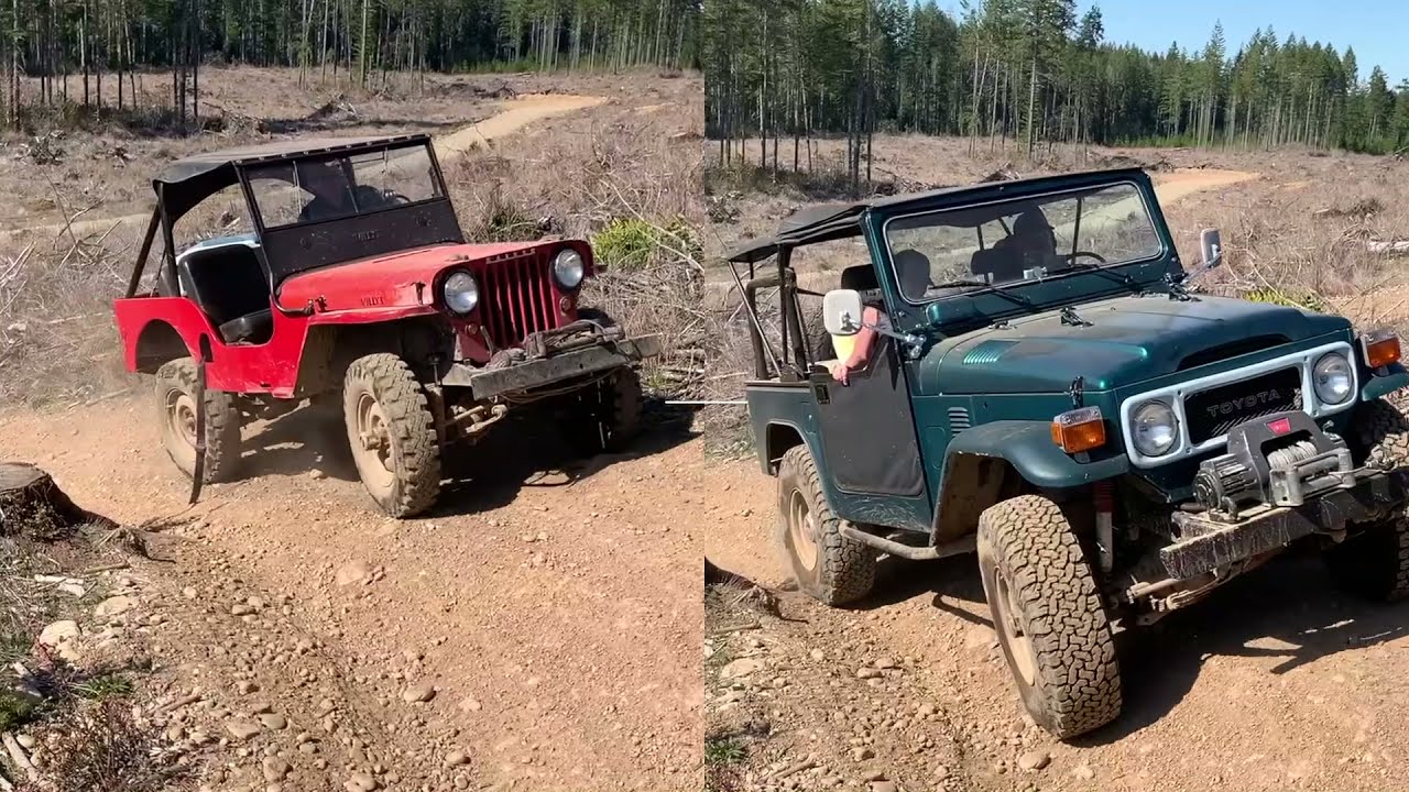 Old Rig Trail Capability // Land Cruiser FJ40 & Willys CJ2A