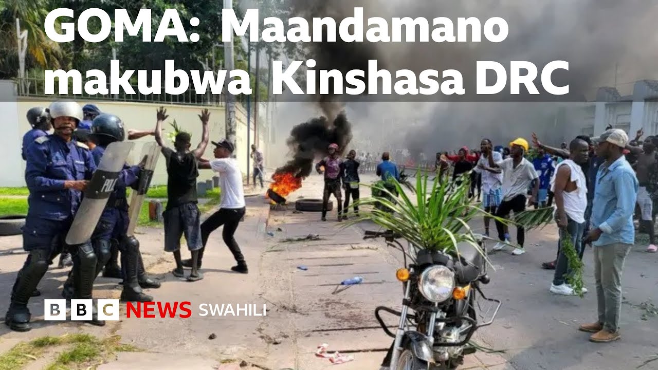 M23 yashambulia GOMA  DRC  DiraTV Jumatatu 27/01/2025