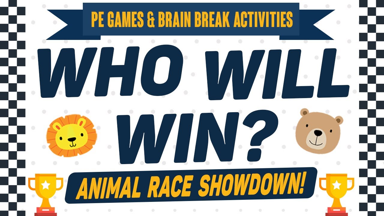 Who Will Win? Animal Race Showdown! | An Interactive Brain Break Activity | Fun Fitness Workout