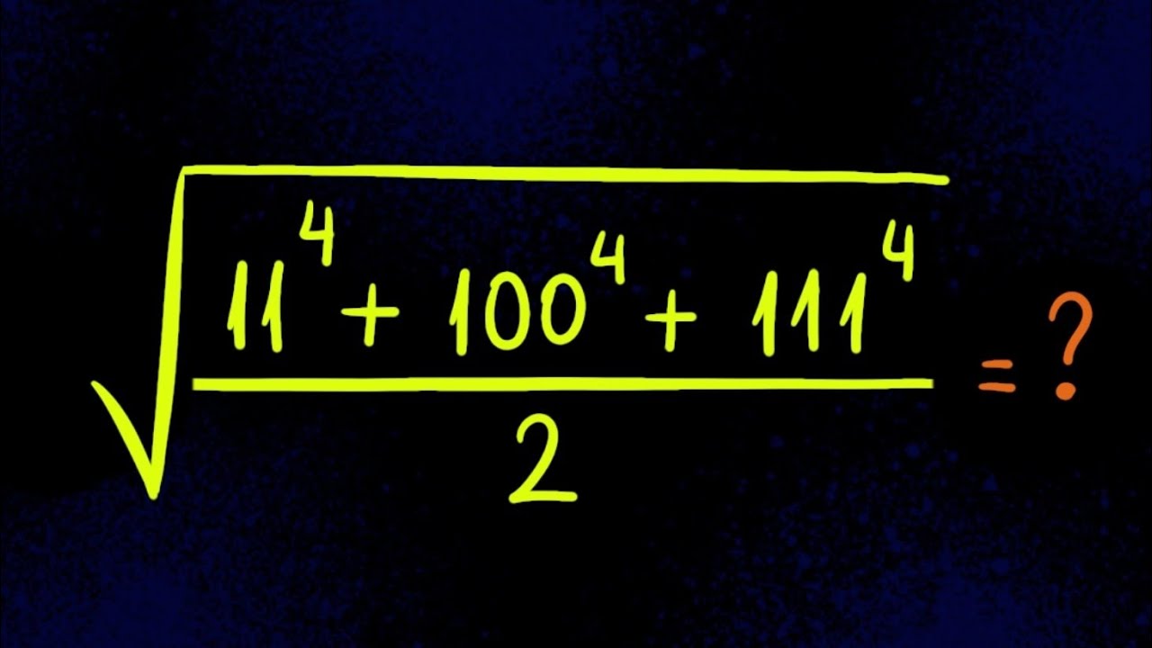 Nice Square Root Math Simplification 