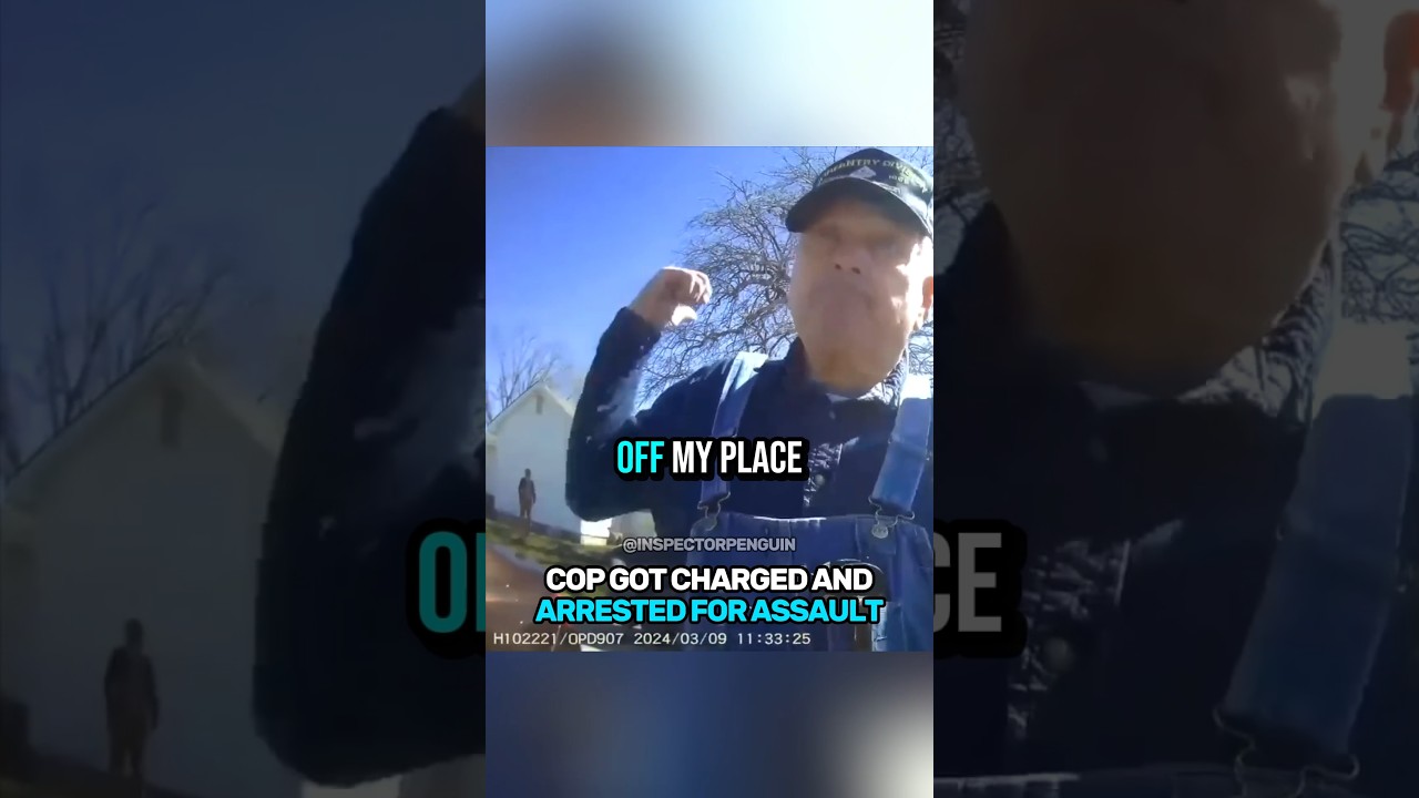 Полицейский был обвинен и арестован за нападение!!