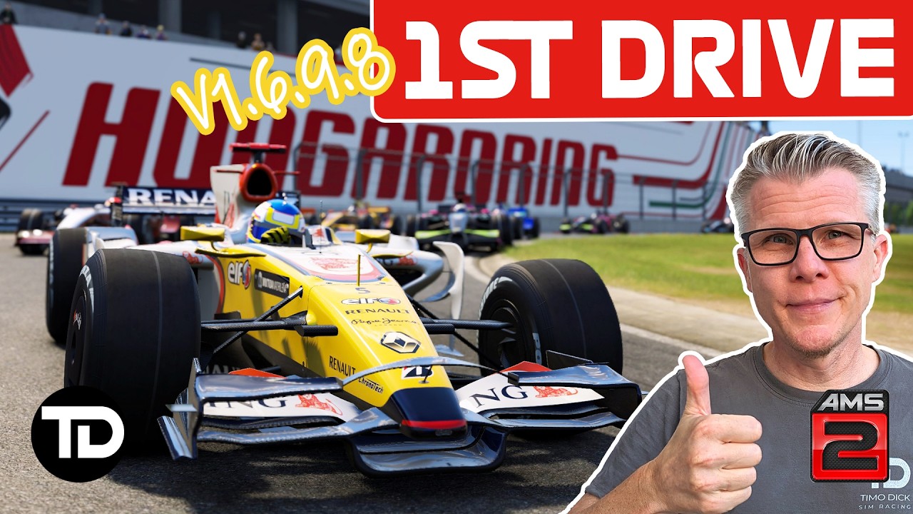 The Brand New RENAULT F1 Cars HIT SO HARD | Genuine First Drives of Automobilista 2 Version 1.6.9.8
