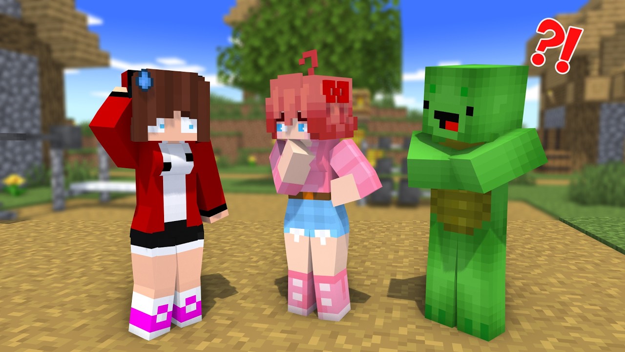 MAIZEN: JJ становится ДЕВУШКОЙ и популярной среди МАЛЬЧИКОВ?!! - Minecraft Animation JJ & Mikey