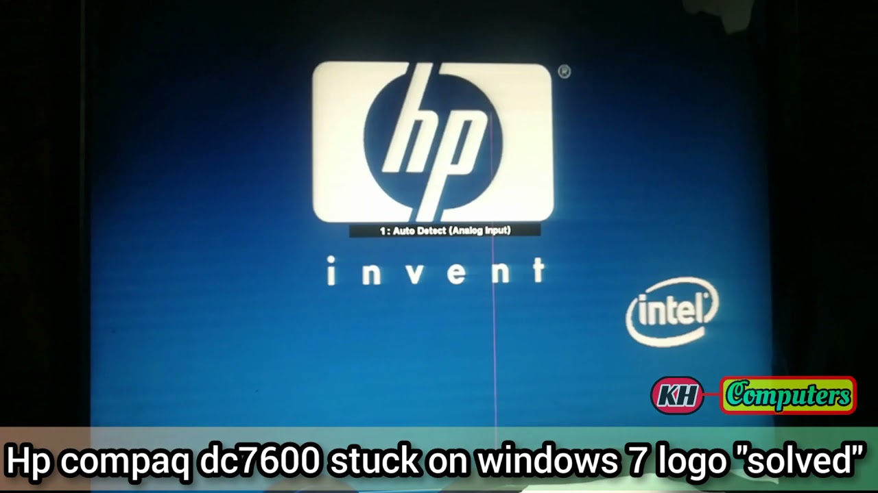 Hp compaq dc7600 stuck on windows 7 logo || Quick and easy solution || 