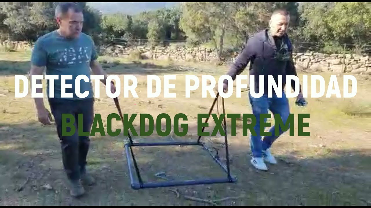 Detector de metales Gran profundidad Black Dog Extreme