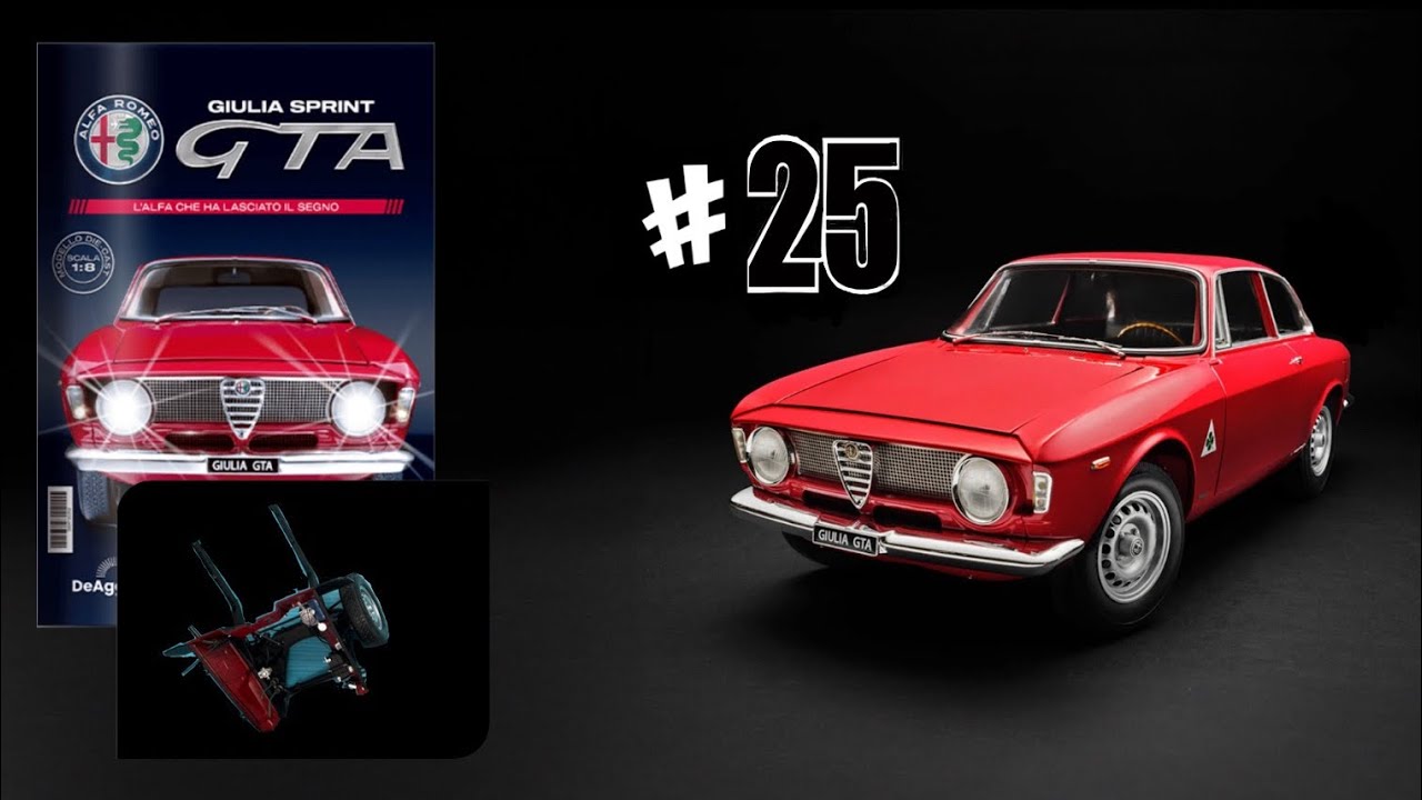 Alfa Romeo Giulia sprint GTA NUMERO 25 De Agostini!