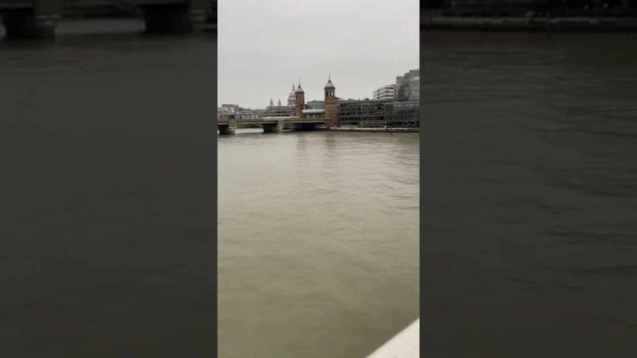 River Thames over flood #subscribe #shorts