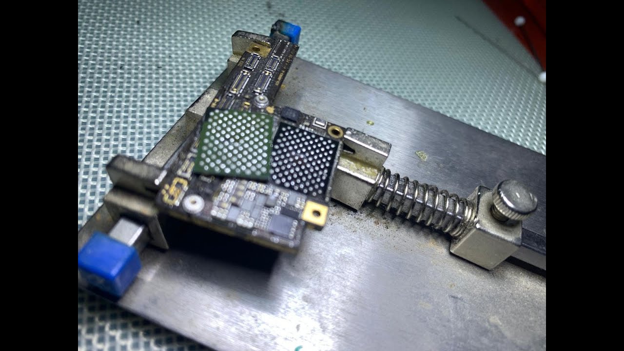 رفع ناند ذاكرة ايفون اكس وتنظيفه وتجهيزة