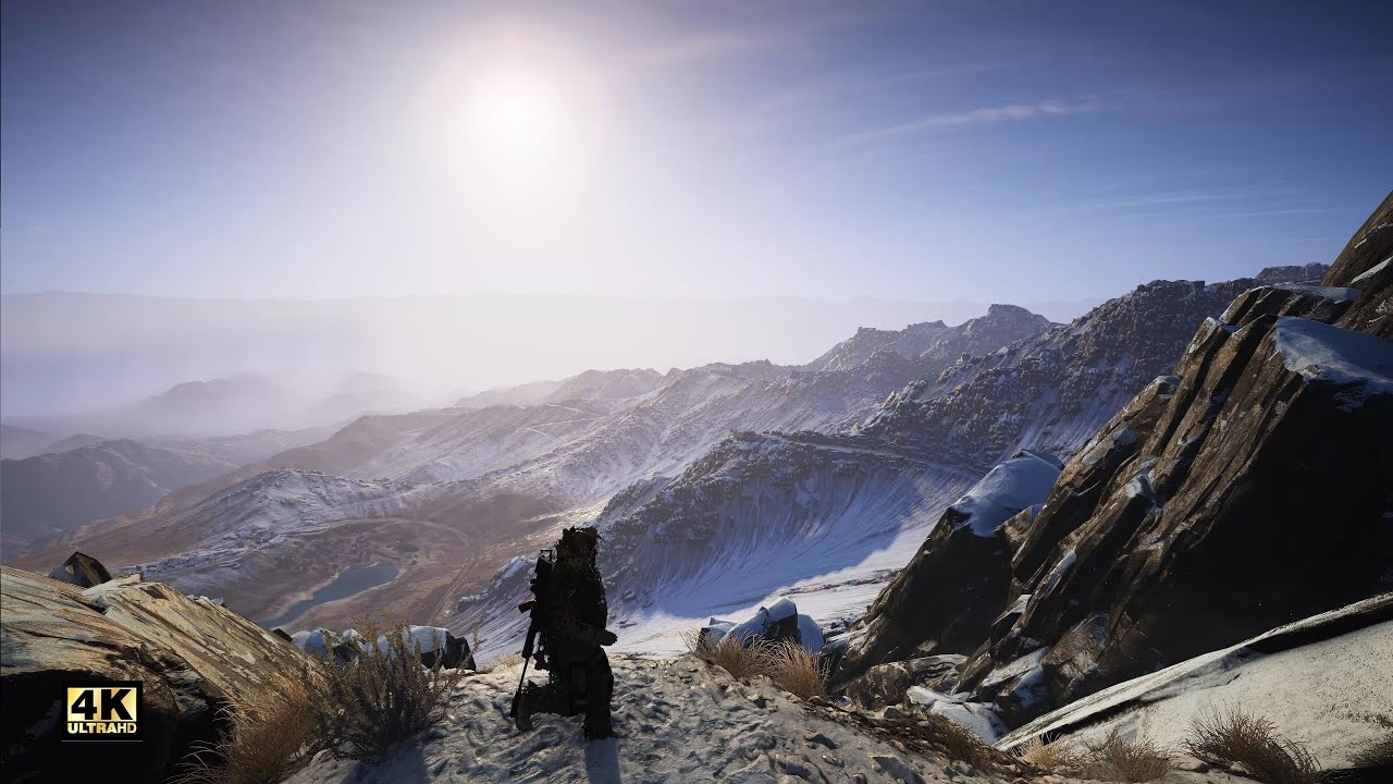 Mountain Walk in Ghost Recon: Wildlands - Relaxing Ambience - 4K 60fps Max Graphics