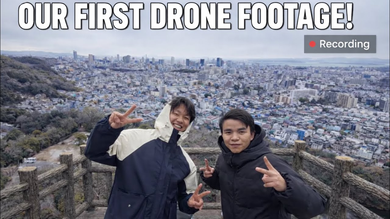 EG VLOG 🇯🇵My First Drone Flight in Japan 🇯🇵 | Amazing Aerial View