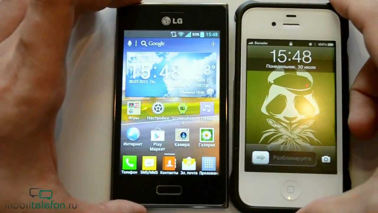 Обзор LG Optimus L5 (E612, E600) (review)