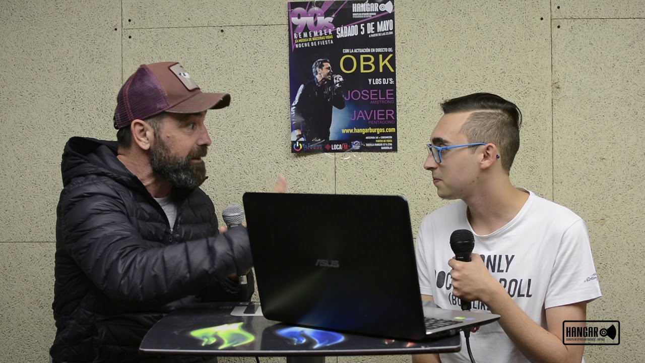 Entrevista a OBK en Sala Hangar Burgos
