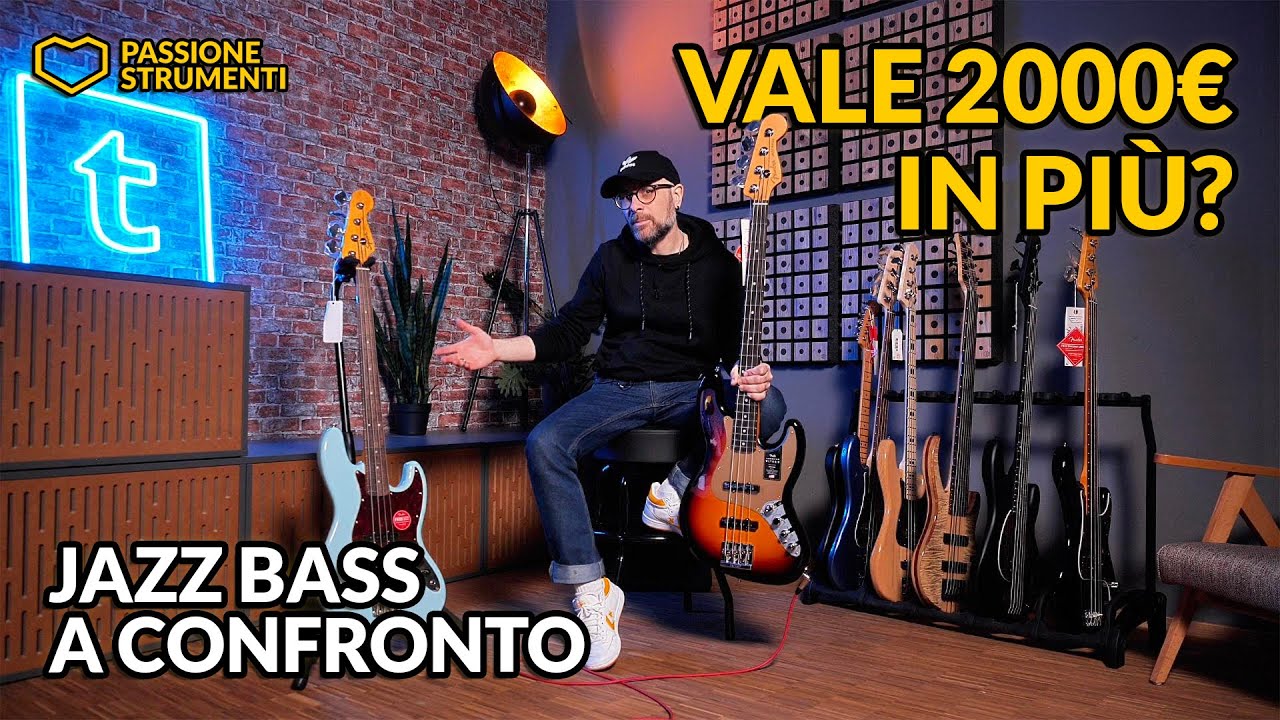Questo Fender Jazz Bass VALE DAVVERO 2000€ in più? | Squier Classic Vibe VS American Ultra II