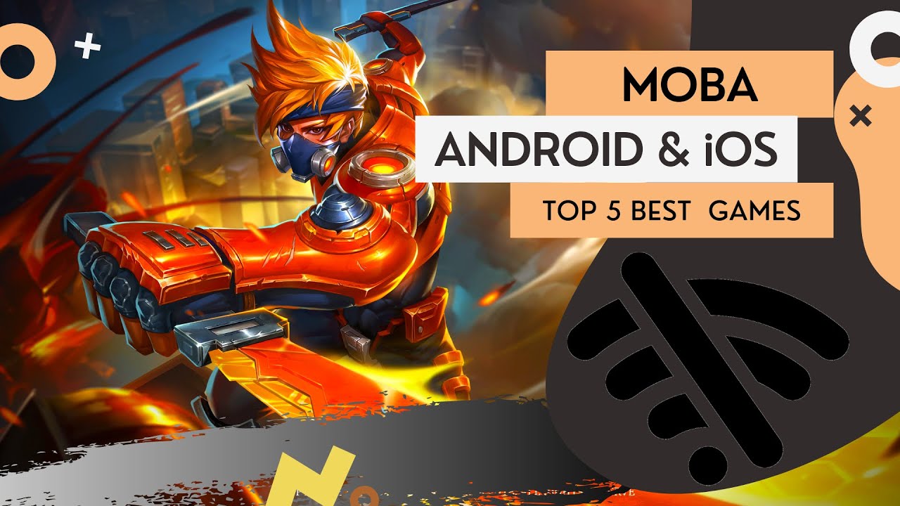 TOP 5 Best MOBA GAMES OFFLINE ANDROID & IOS - 5vs5