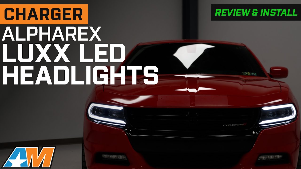 2015-2023 Charger AlphaRex LUXX-Series LED Projector Headlights Review & Install