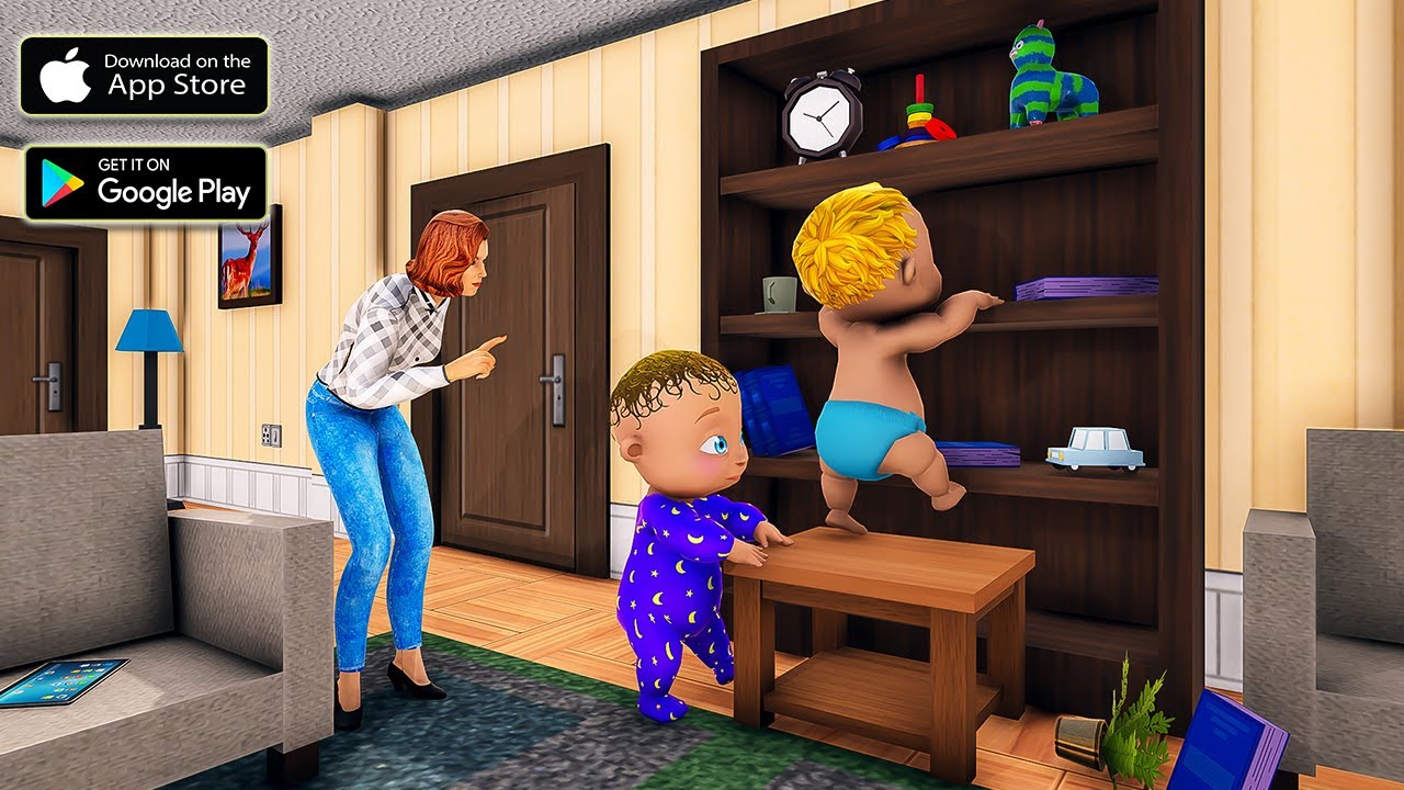 Twins Baby Simulator Mom Games | Gameplay Walkthrough HD | Bridgeup Studios | Android | IOS |