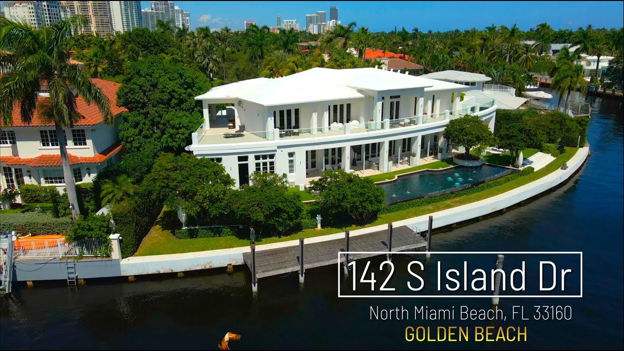 This $19.9M North Miami Beach Home Has a Private Dock and a Pool You’ll Never Want to Leave!