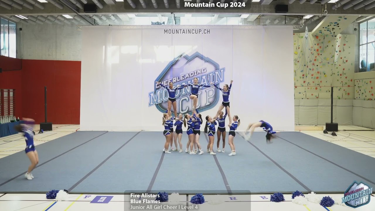 Mountain Cup 2024 - 67 - Fire Allstars - Blue Flames - Junior All Girl Cheer - L4