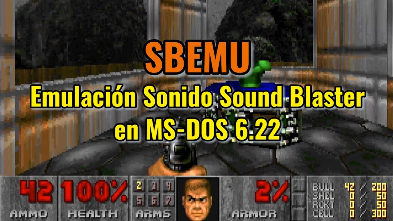 SBEMU: como emular el sonido Sound Blaster en MS-DOS 6.22 con tarjetas AC'97 o Sound Blaster Live!.