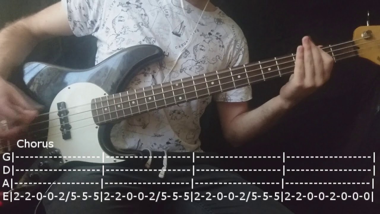 Marilyn Manson - The Fight Song Bass Cover (Tabs)