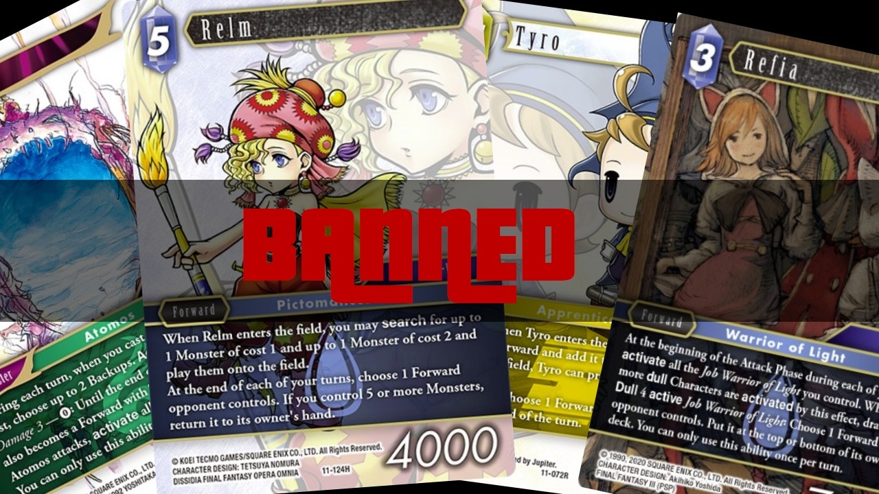 Final Fantasy TCG Banlist update!
