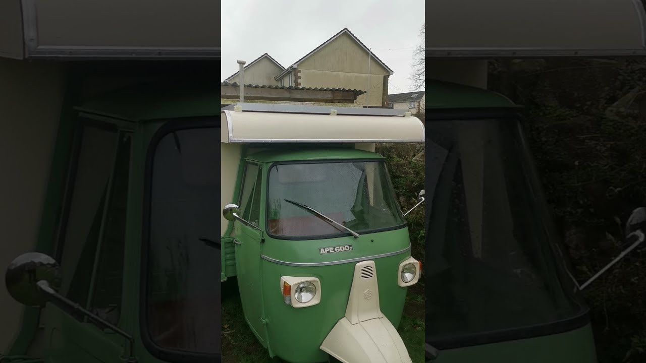 Piaggio ape camper overview. The worlds smallest camper?
