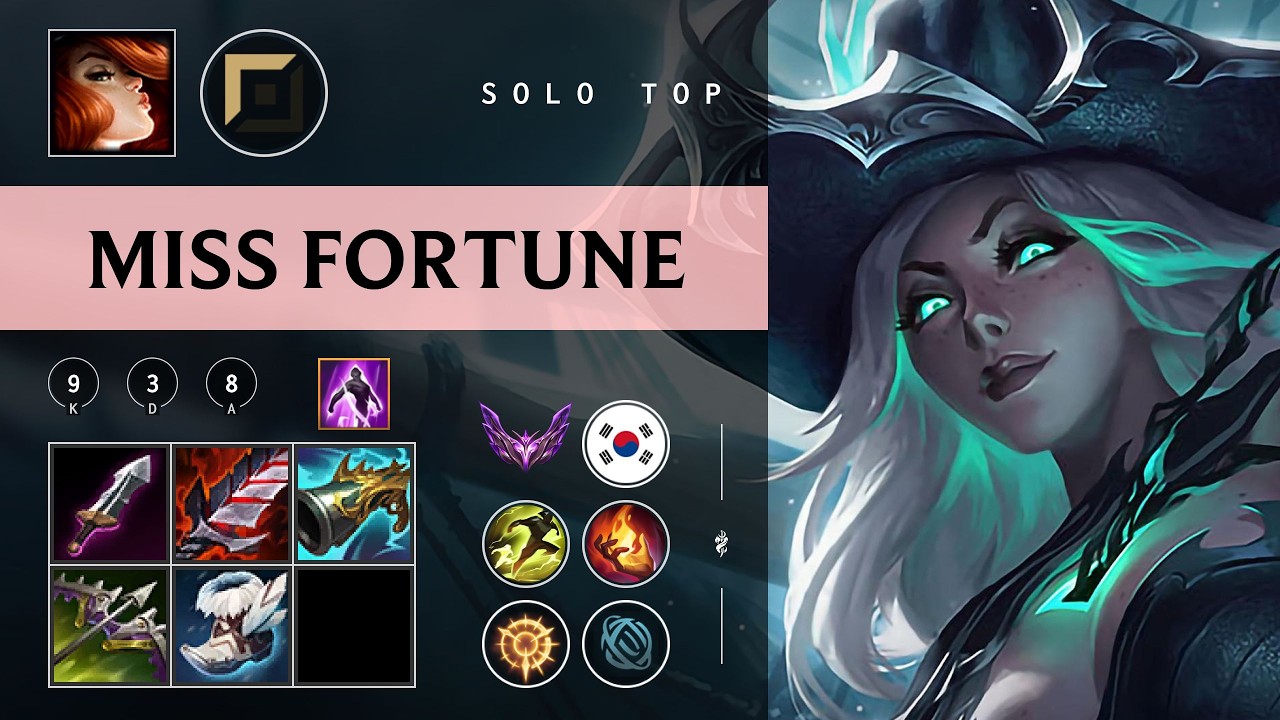 Miss Fortune Top vs Dr. Mundo - KR Master Patch 26.04