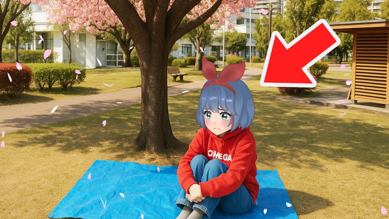 【緊急】妹が風邪ひいたので、ソロ花見することになりました。