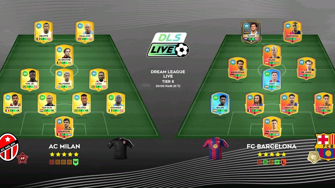 DLS 25 live match (draw)