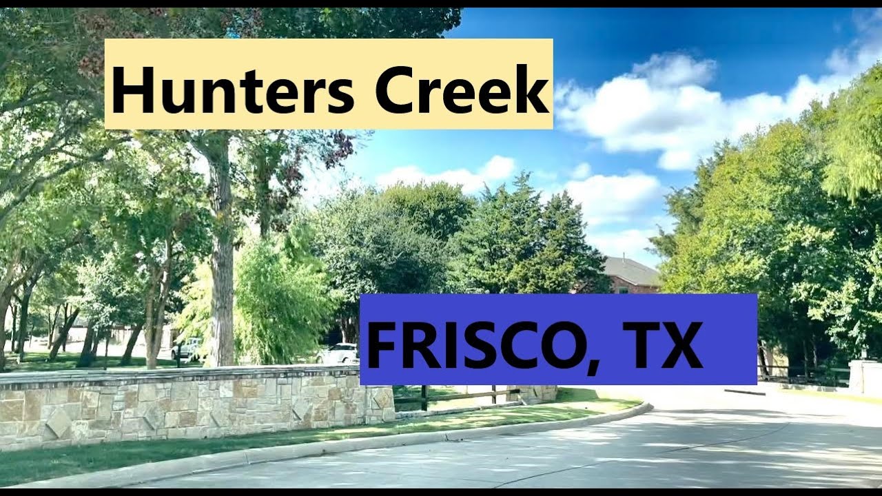 A drive around a Hunters Creek Neighborhood in Frisco ,TX Dallas Fort Worth.
