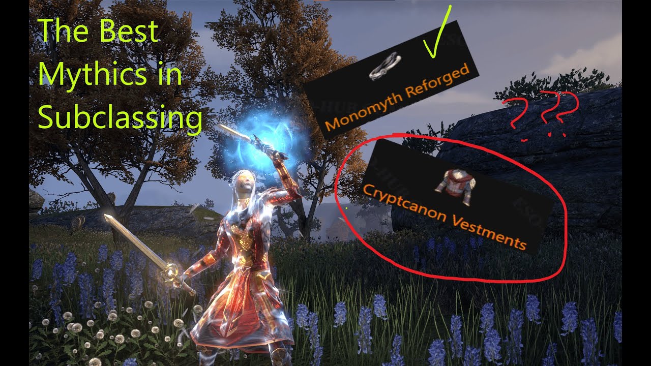 ESO Subclassing - Definitive Mythic for Your PvP Build