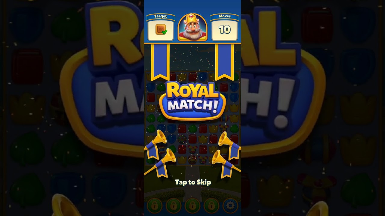 Royal Match level 1 to 5