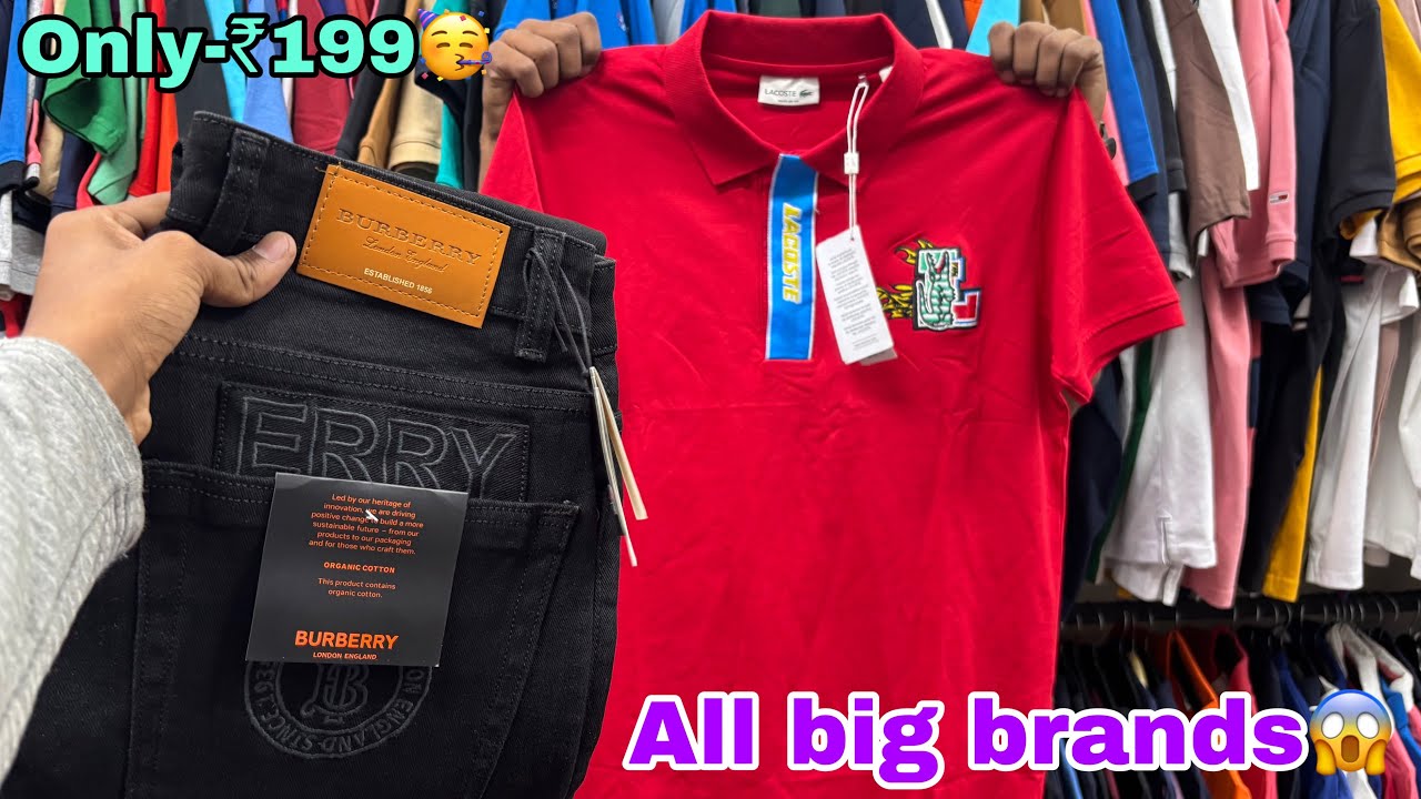 Cheapest Export Surplus Clothes | Upto 94% Off😱 | Poloneck T-shirt Jeans Cargo | New Opening Video