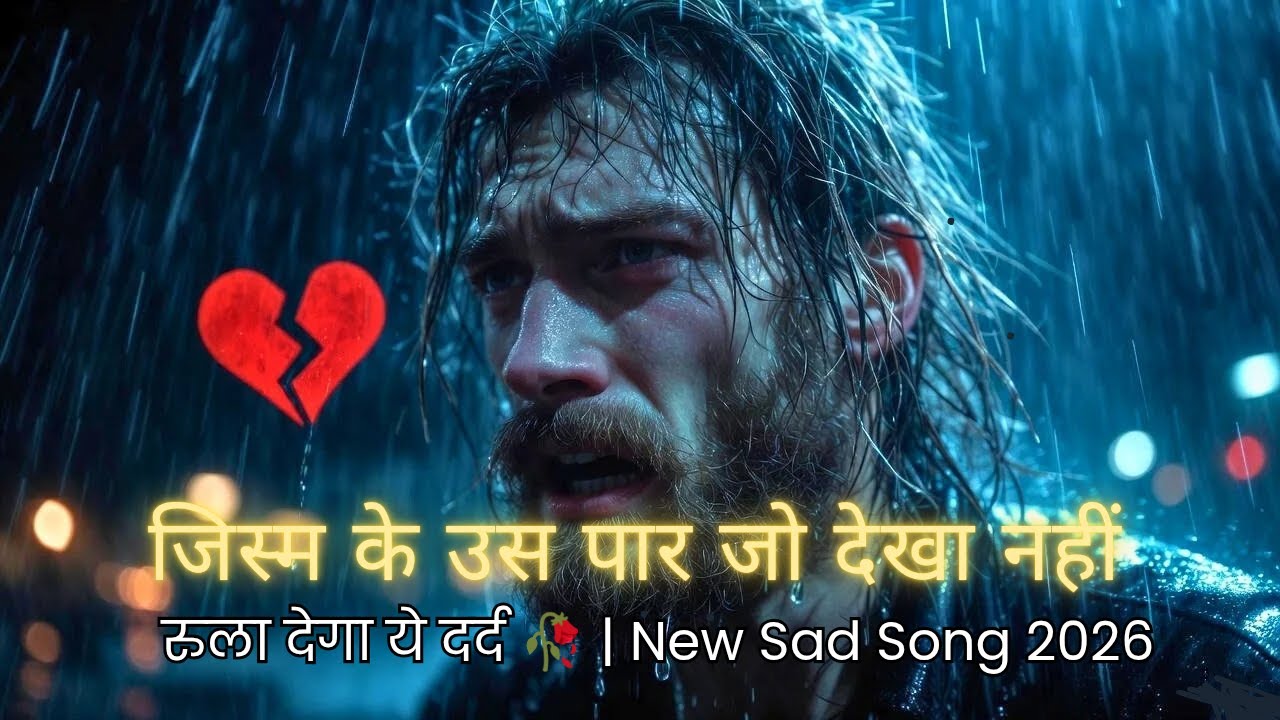💔 जिस्म के उस पार जो देखा नहीं | Heartbreak Sad Song 2026 | Emotional Ghazal | New Hindi Sad Song
