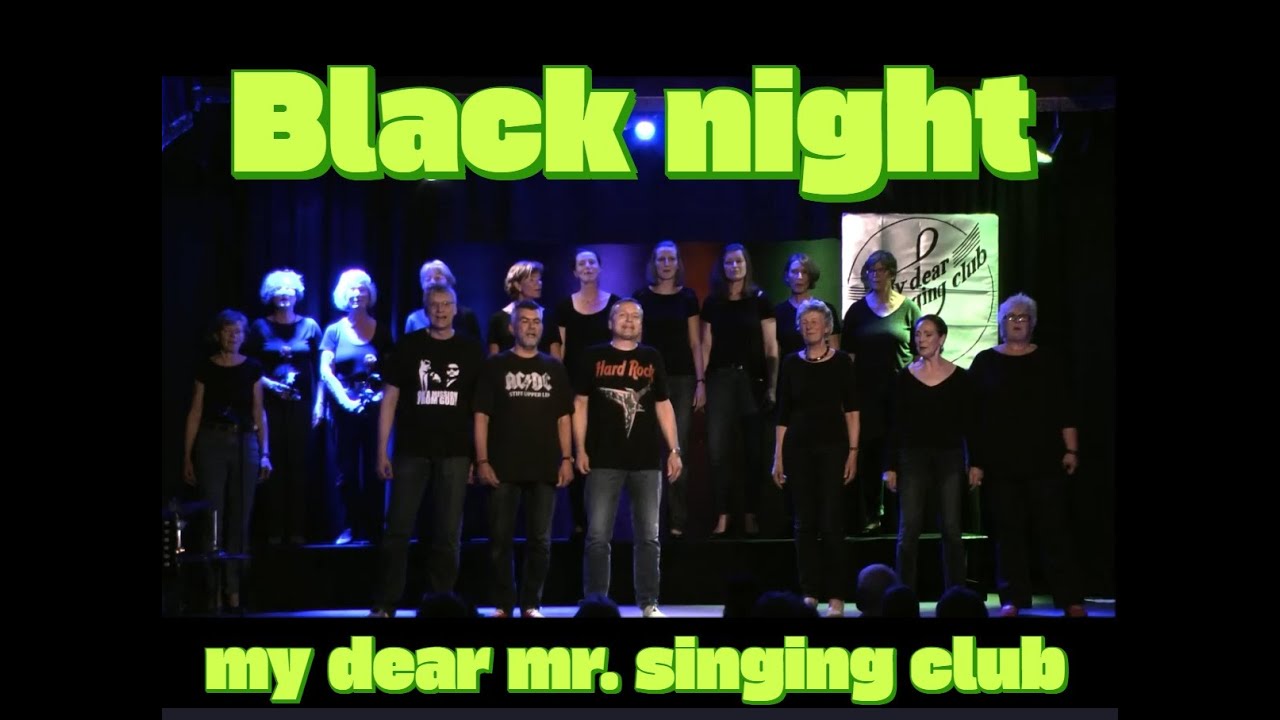 my dear mr. singing club - Black night - live Drehleier München 2019