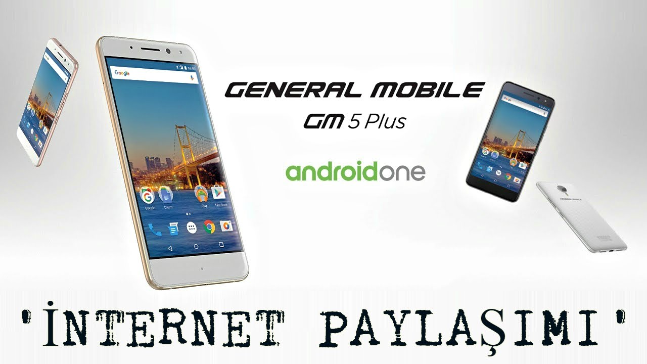 General Mobile GM 5 Plus İnternet Paylaşımı