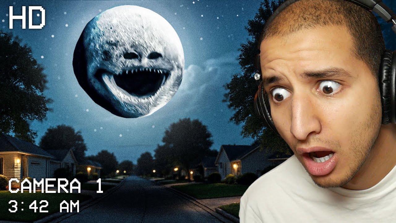 I Caught INFECTED MOON Outside My House...