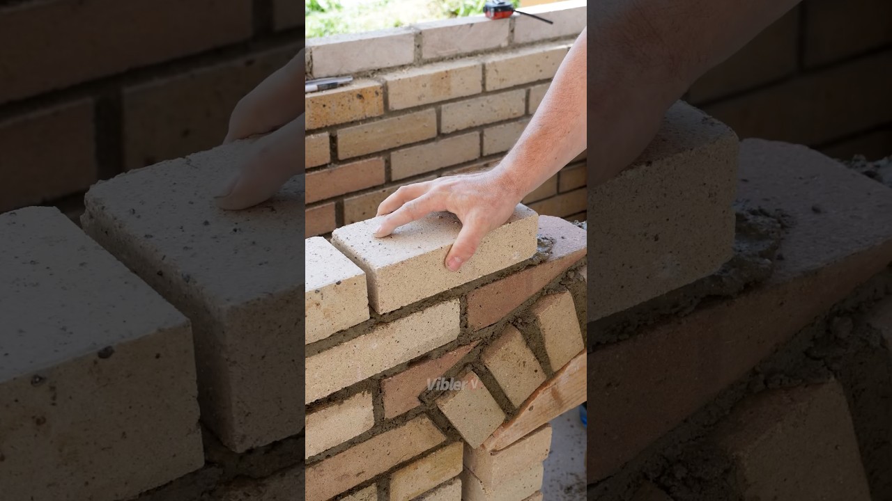 How to build a brick barbecue #shorts