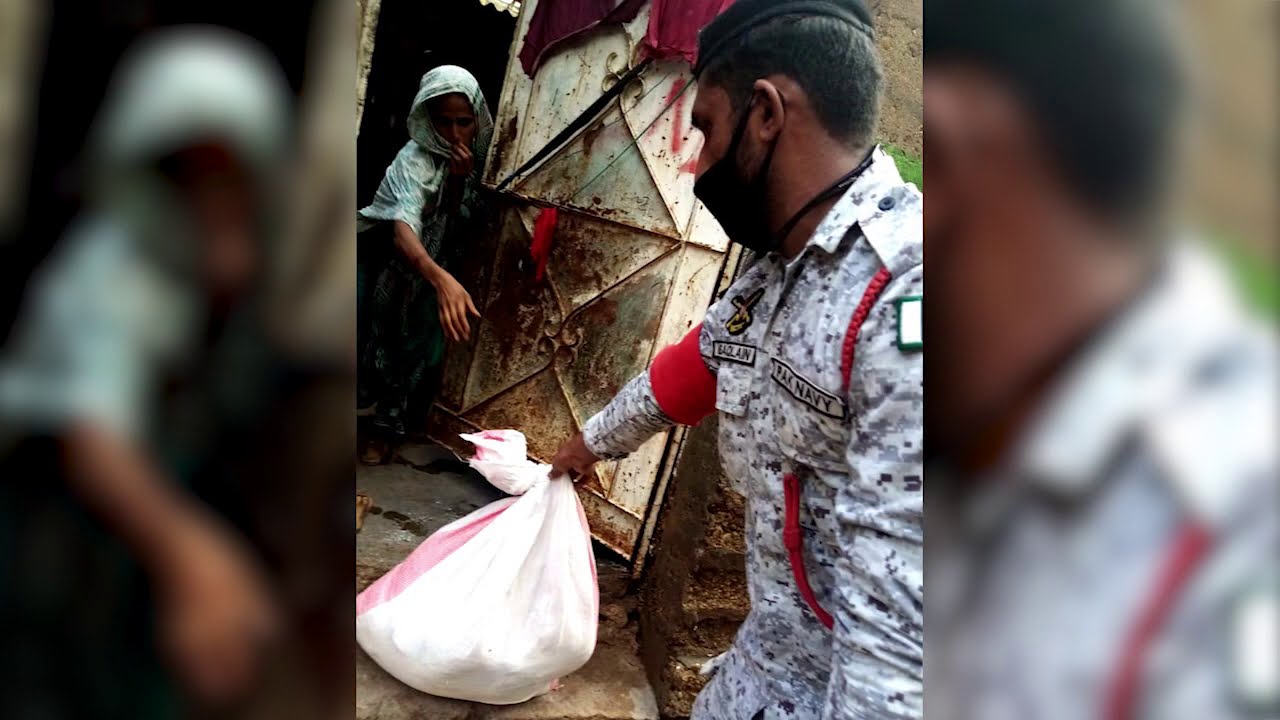 PAKISTAN NAVY CONDUCTS SEARCH, RESCUE AND RELIEF OPERATION IN RAIN AFFECTED AREAS OF KARACHI
