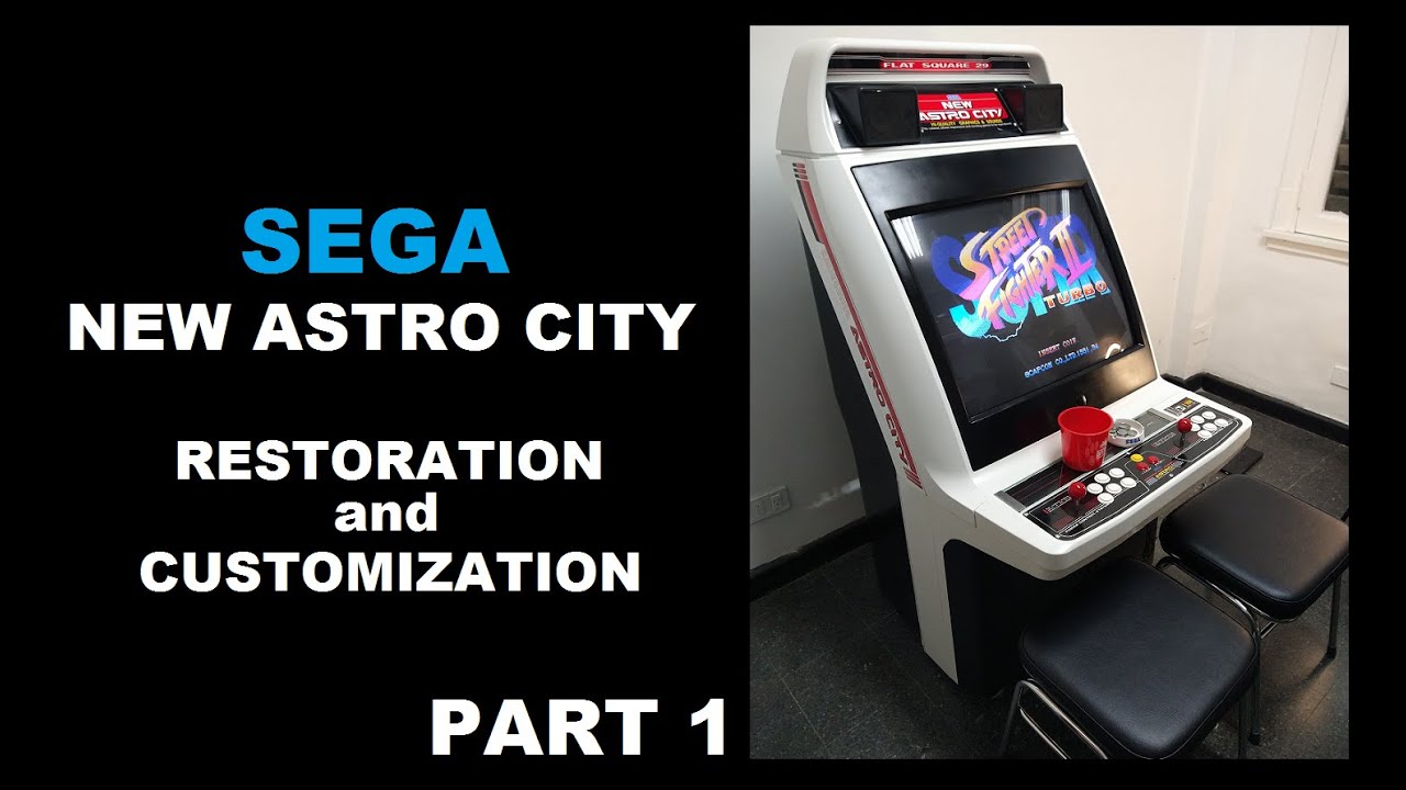 SEGA NEW ASTRO CITY CUSTOMIZATION PART 1 ARCADE