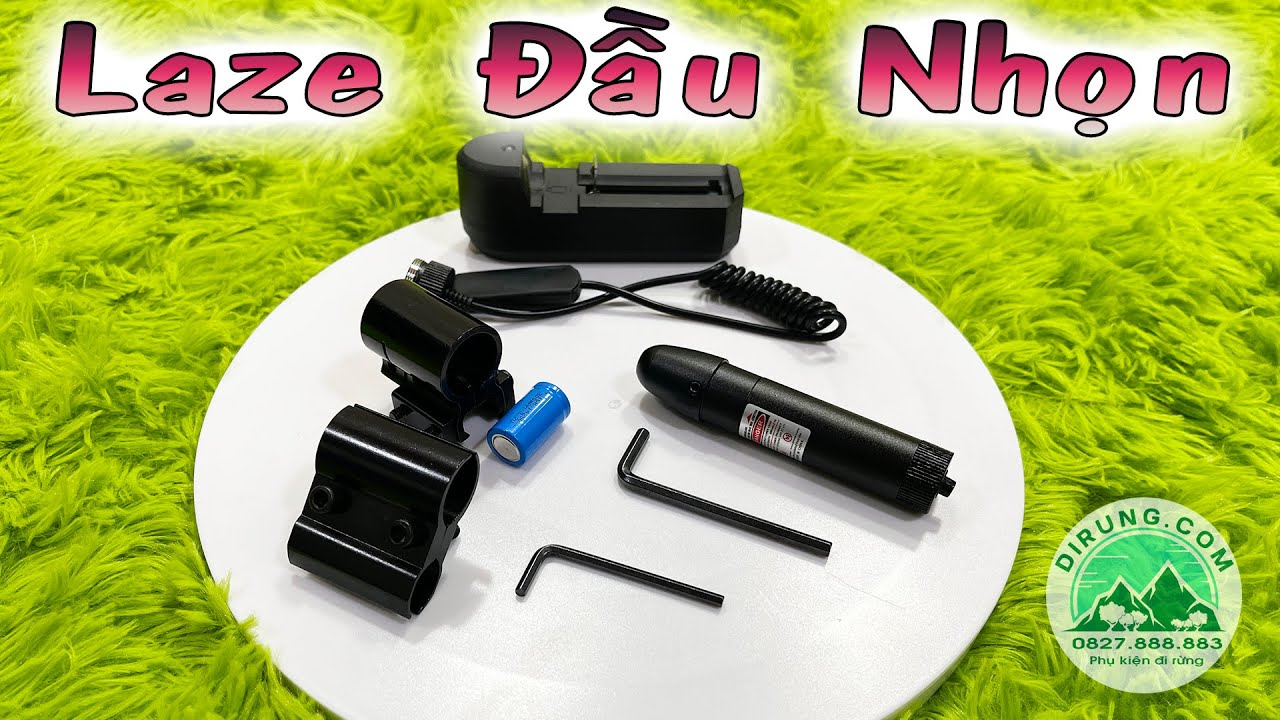 Laze Đầu Nhọn | Đèn pin laser định vị mục tiêu đi rừng