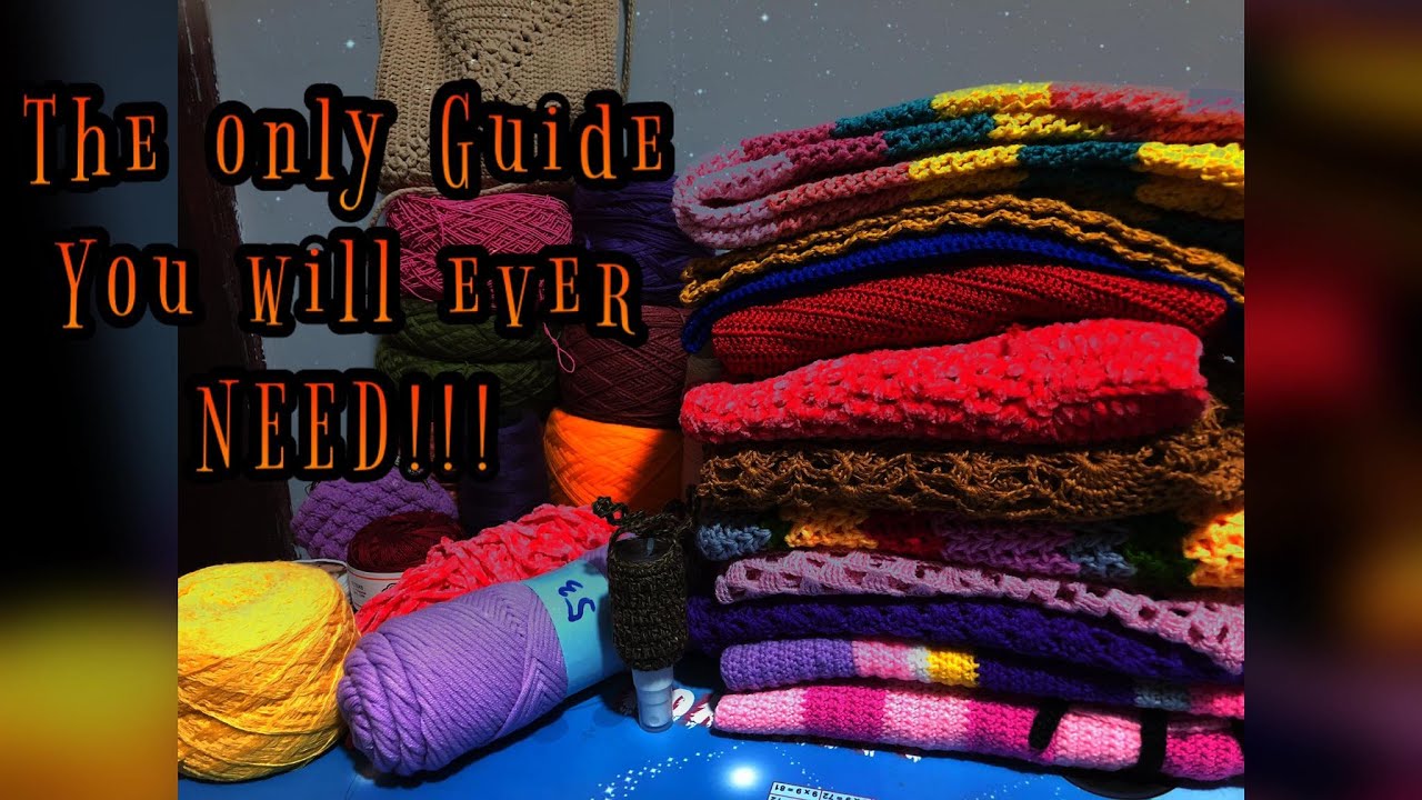 *CROCHET*Polyester, Cotton and Acrylic[GUIDE]