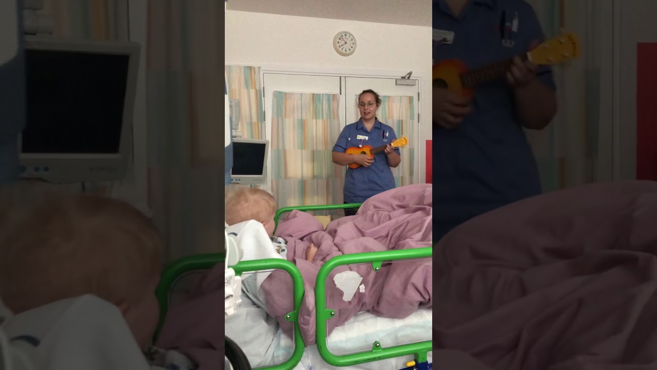 Singing Nurse Beth Porch singing to my son Artie Vickerage