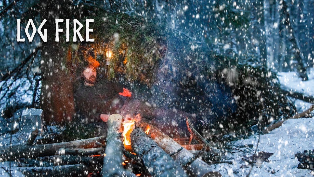 Will This Shelter Keep Me Alive From HEAVY SNOW? | Survival Overnighter