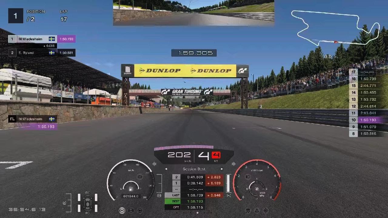 Gran Turismo 7 Trail Mountain first sub 50