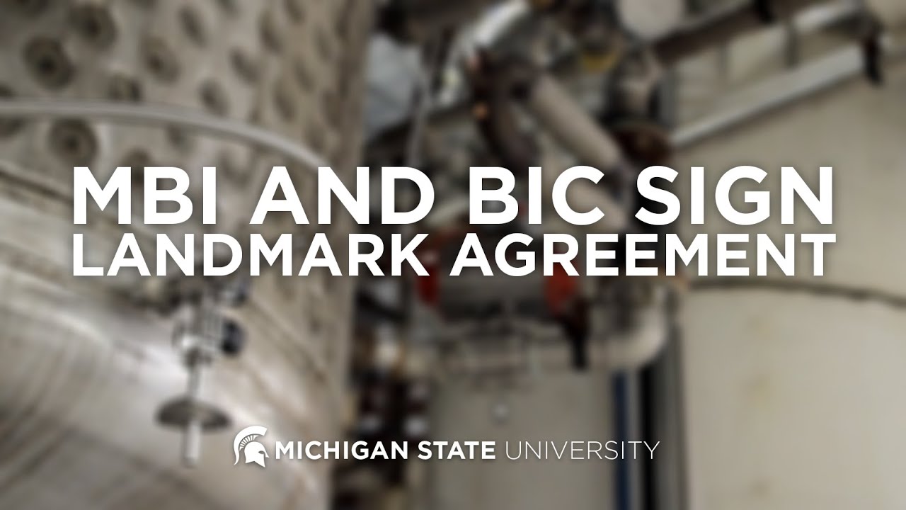MBI and Bioindustrial Innovation Canada sign Landmark Agreement