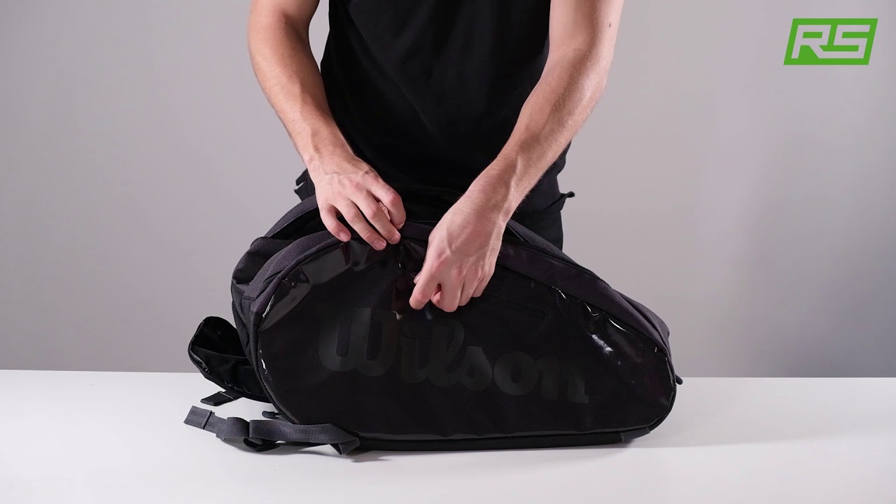 WILSON SUPER TOUR PADEL BAG BLACK