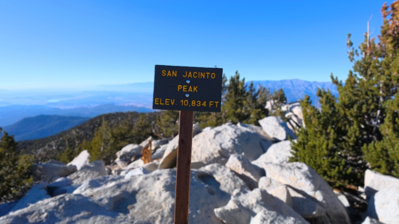 2024-11 San Jacinto Peak from the Tram Station (Palm Spring)