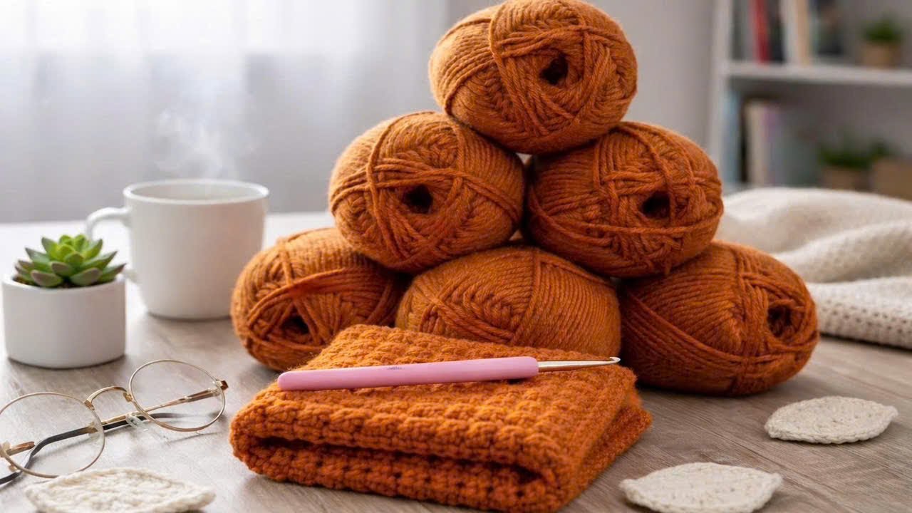 EASY 3D TEXTURED CROCHET STITCH | THICK & COZY PATTERN FOR BAGS, MATS & HOME DECOR 🧶