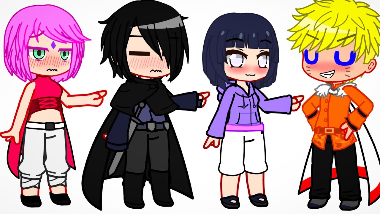 Who was your first kiss? 💋 || Naruto meme || Gacha Club